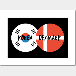 Korean Danish - Korea, Denmark Posters and Art